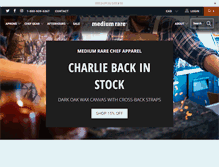 Tablet Screenshot of mediumrarechef.com